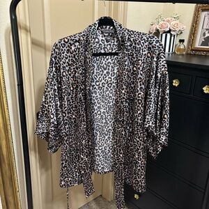 Victoria's Secret Leopard Print Robe